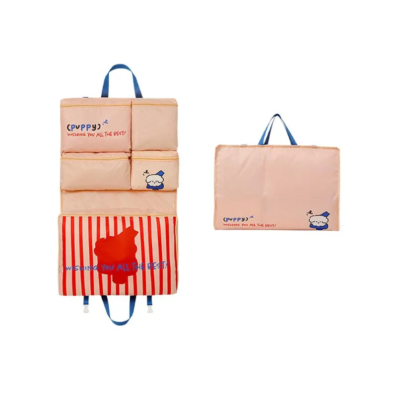 

AT33 Multi-Function Tote Bag, Hanging Compartment Clothing Storage Bag, Large Capacity Business Trip Organizer Bag