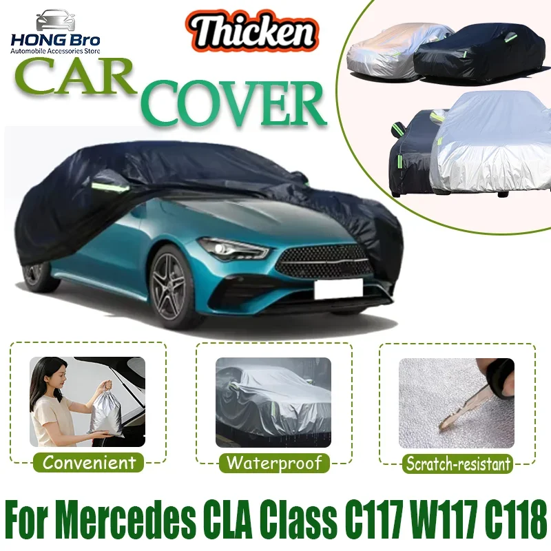 Durable Outdoor Car Cover Multi-protection UV Dust Guard For Mercedes CLA C117 C118 W117