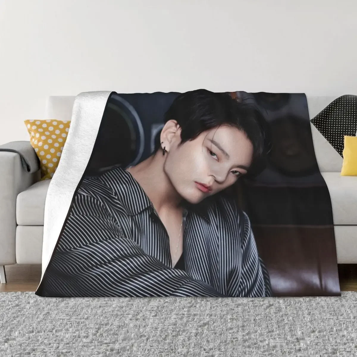 بطانية رقيقة ناعمة للأطفال ، فلانيل كينج ، بطانية أطفال ناعمة ، تي بي جيمين 2 #5