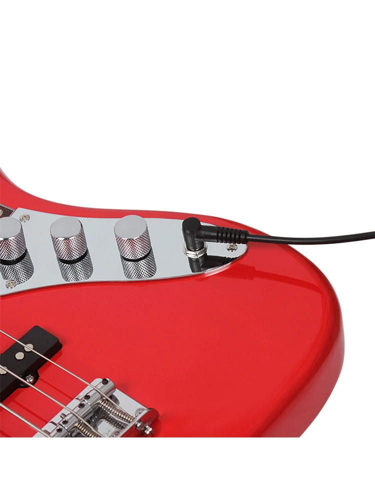 IRIN 4 Strings Red Electric Bass Guitar A Must Have Plucked Instrument for Modern Music Jazz Bands Electric Bass Guitar