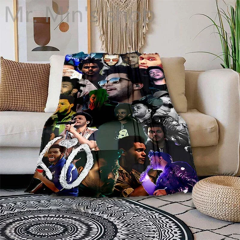 The Weeknd - Manta for the Singer The Weeknd Print Blanket Home travel blanket throw blanket thin blanket Warm blanket