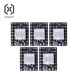 Main board stepper motor driver with 5pcs heat sink, suitable for various models of artillery 3D printers