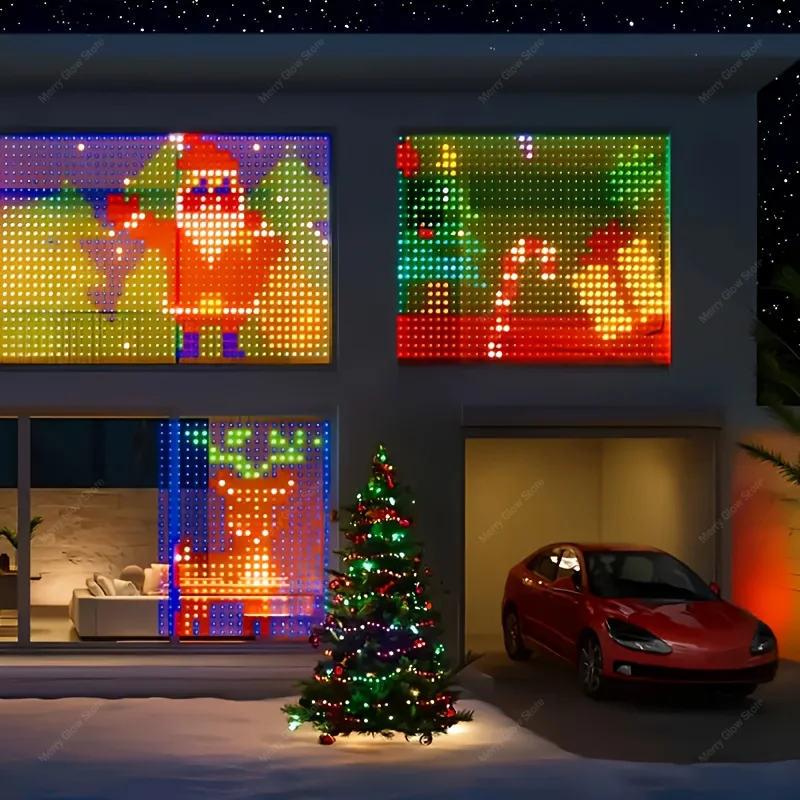 2 متر * 2 متر/3 متر أضواء الستار الذكية بلوتوث App LED سلسلة RGB الجنية أضواء DIY بها بنفسك الموسيقى تغيير عرض لنافذة غرفة نوم الديكور