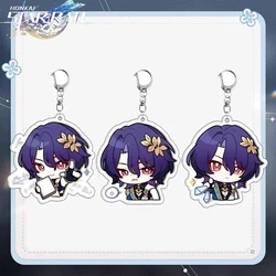Honkai Star Rail Dr. Ratio Anime KeyChain Key Chain Ring Acrylic Bag Keyring Party Pendant Girls Boys Cosplay Costume Accessory