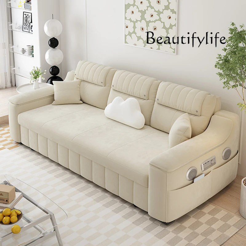 

W Dual Use Sleep Sofas Bed Recliner Designer Nordic Floor Folding Sofa Lazy 3 Seater Divano Letto Pieghevole Living Room Furnitu