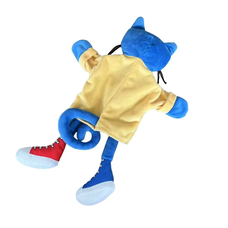 30 cm dessin animé sourire Pete chat en peluche jouet Anime bleu Kitty Animal en peluche poupée accompagner bébé dormir poupées enfants cadeau d'anniversaire