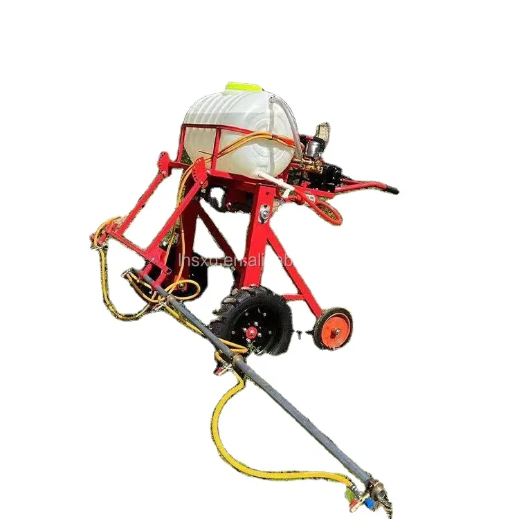 

Gasoline Wheat Corn Orchard Small Four-wheel Walking Spray Machine