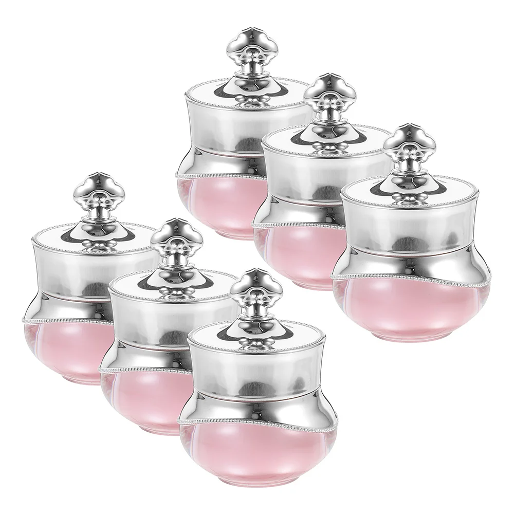 

6pcs Empty Cream Jars Cream Containers Refillable Cream Bottles Travel Small Cream Jars 5 Gram