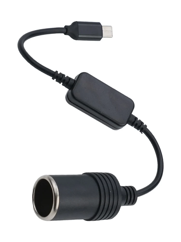 Type C Current Power Adapter Cable A MAX Output Current Quick Installation Type C Female Converter Adapter Cord