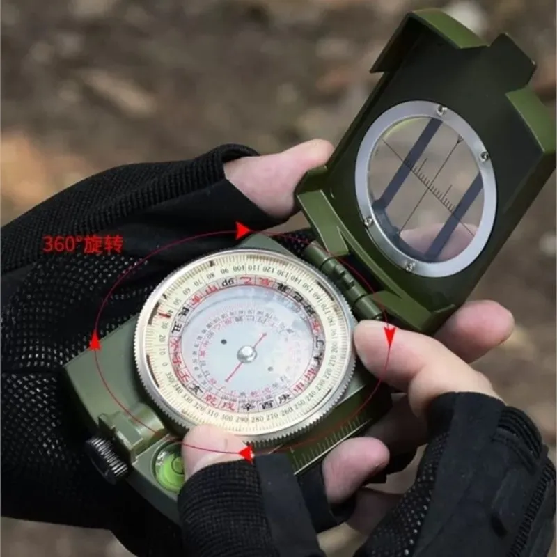 Fully Automatic Compass Multifunctional Compass Climbing Mountain Professional Version High-precision With Night Light