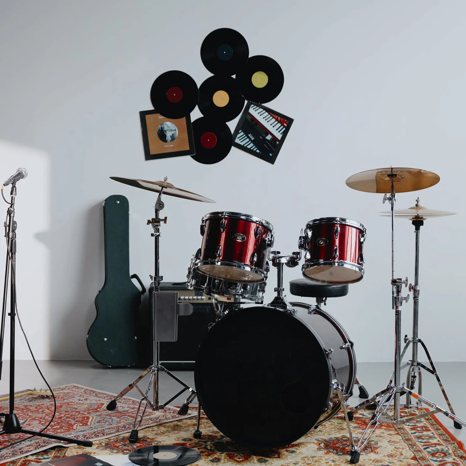

Drum Stick Storage Bucket Black Drumstick Bag Drumsticks Holder Kit Accessory for Electronic Pouch