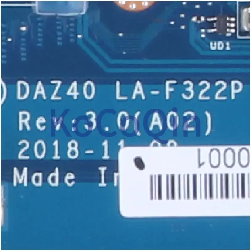 Imagem -04 - para Dell Latitude 7490 P73g I77600u 0c1f8v Daz40 La-f322p Sr33z 3.90 Ghz Ddr4 Notebook Mainboard Laptop Motherboard Testado