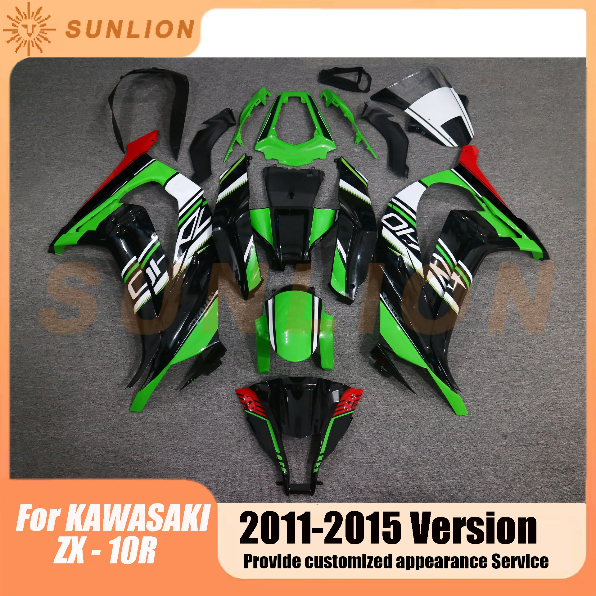 

Обтекатель для мотоцикла Kawasaki ZX-10R zx 10r 2011 2012 2013 2014 комплект для украшения кузова автомобиля