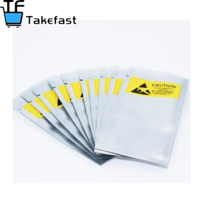 10Pcs ESD Anti-static Instrument Pack Pouches Waterproof Antistatic Bag Integrated circuit module Sensor packaging 110*50mm