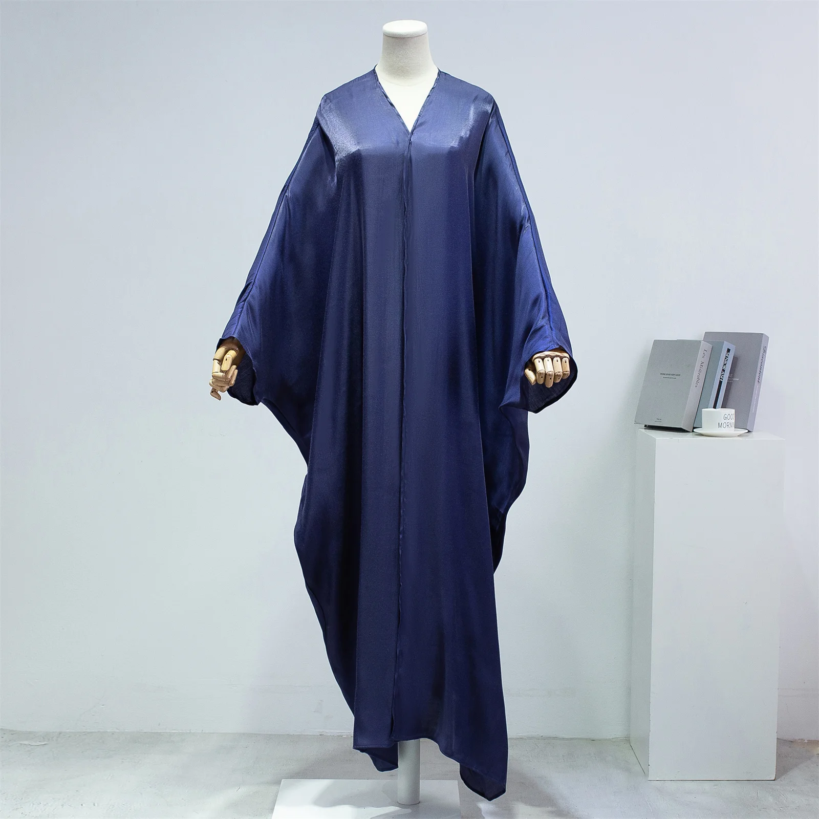 Muslim Out Abayas Smocking Sleeve kaftans One-piece Prayer Women Jilbabs Cardigan Coat Islamic Clothing Dubai Saudi Robe Turkish