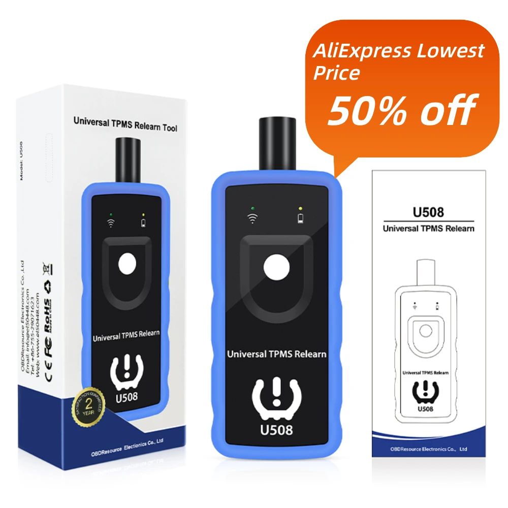Universal Car Tire Pressure Monitor Sensor System Reset Tool U508 TPMS Activation Tool for Ford Lincoln BMW Volvo Benz Chevrolet