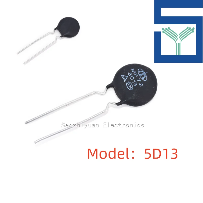 Thermistor MF72 5D13 NTC negative temperature in-line thermistor 5D-13 5 ohm