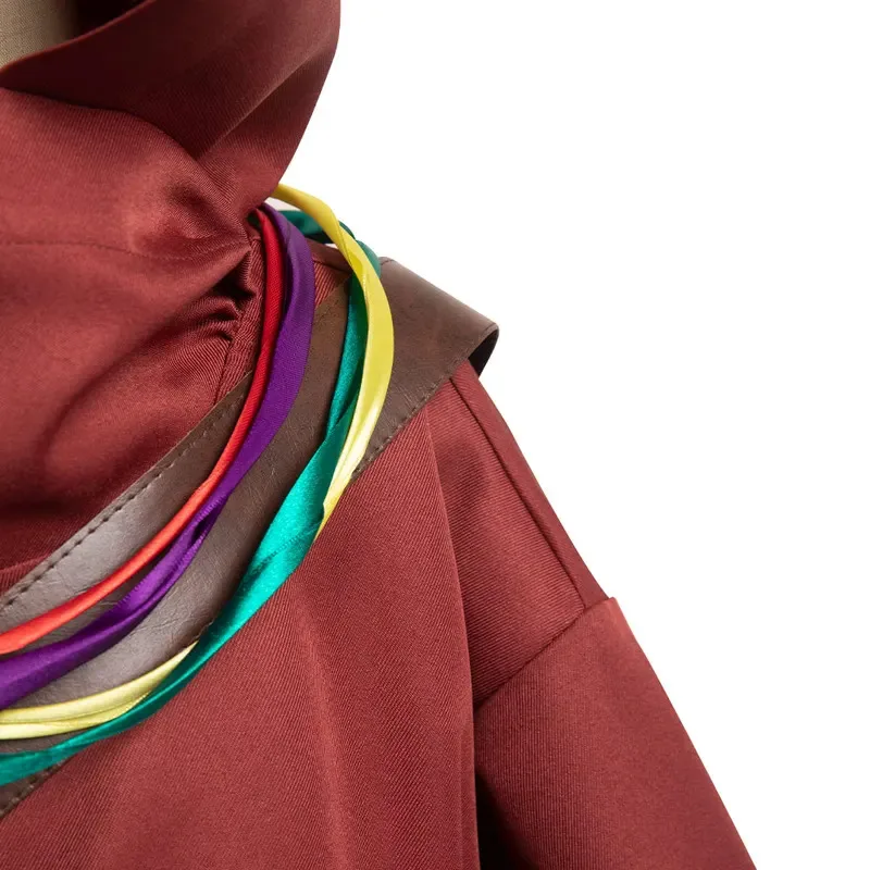 25COSKids جاوا تأثيري التلفزيون باونتي هنتر 3 زي طفل بنين بنات لعب الأدوار ملابس حمراء الأطفال تمويه حفلة الهالوين دور S