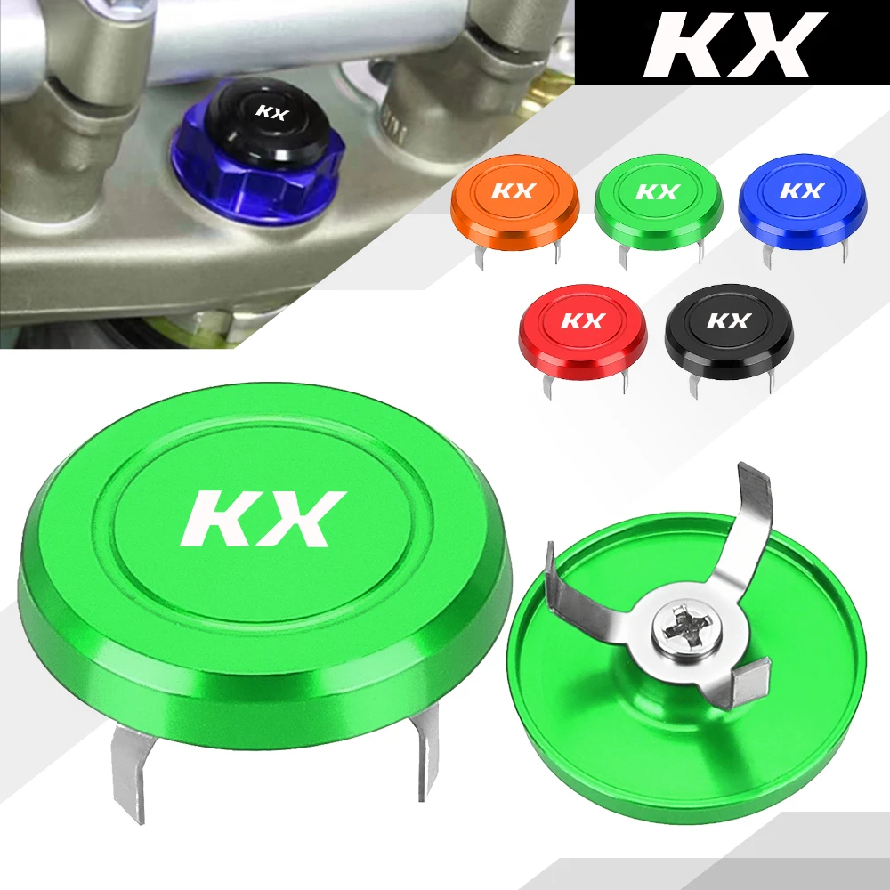 

For KAWASAKI KX 65 80 85 125 250 450F KX65 KX80 KX85 KX125 Motocross Handlebar Decorative Screw Cover Cap Hole Plug CNC Aluminum