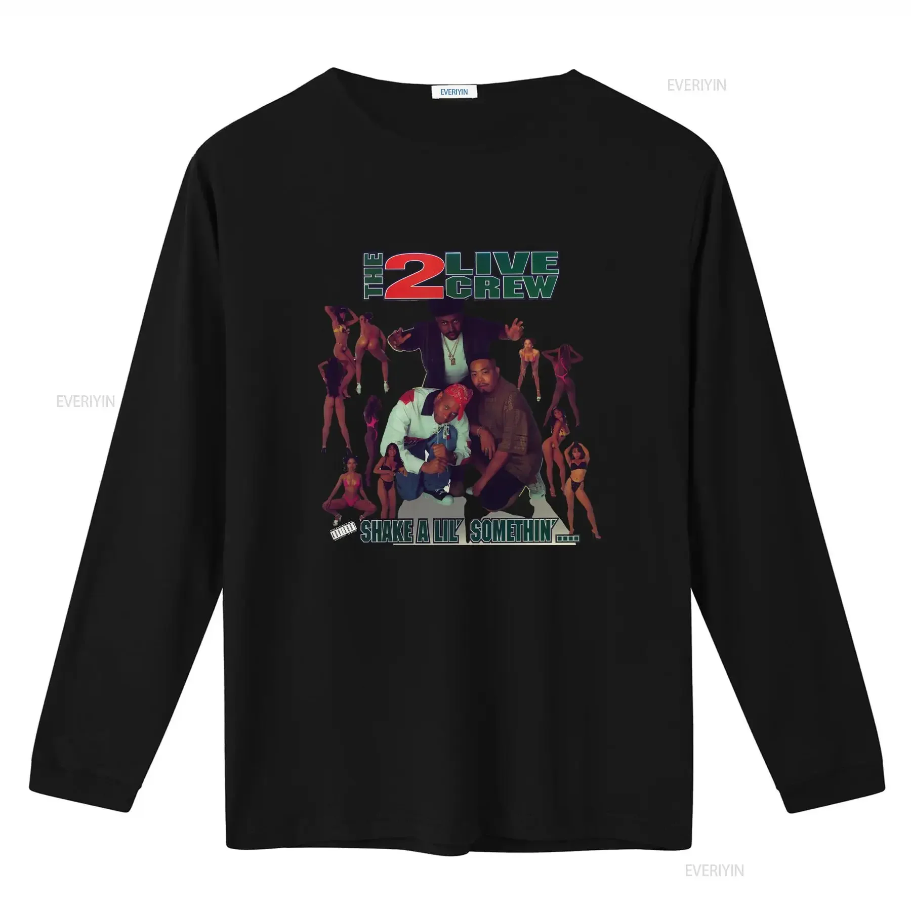 2 Live Crew Shake A Lil Somethin T Shirt Hip Hop Band Design Full Size S 5XL vintage Washed fashion designer clothes Stretched