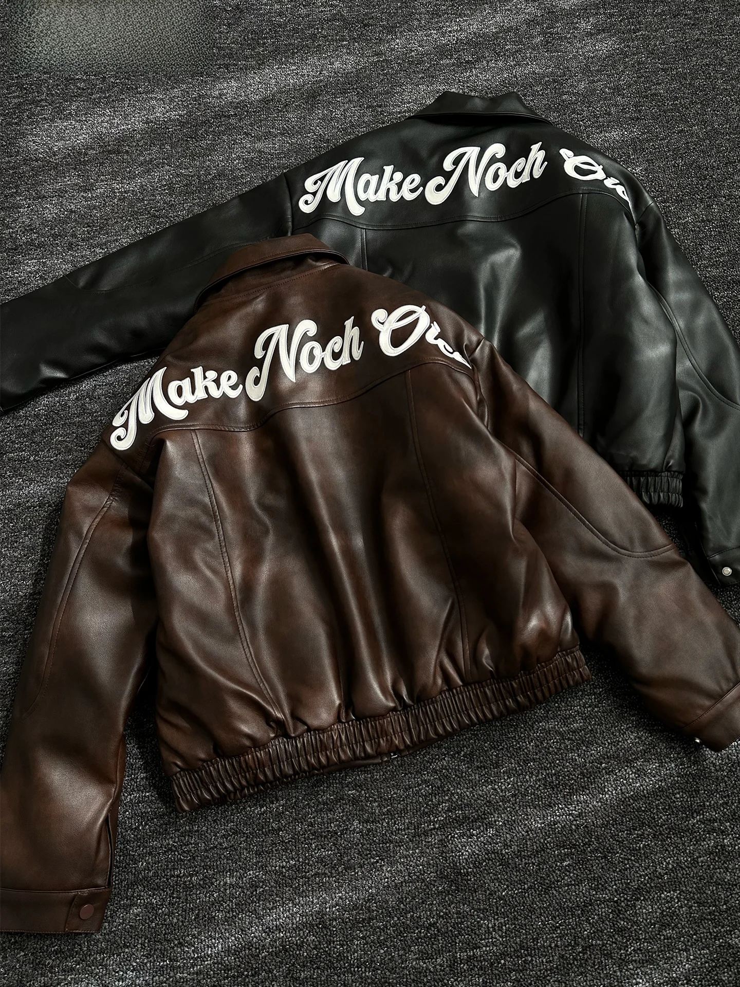 

Rise Brand American Sle Embroidered Letter Cotton Thiened Jaet Men's Loose Fit Collar Coat Windproof Long Sve Zipper