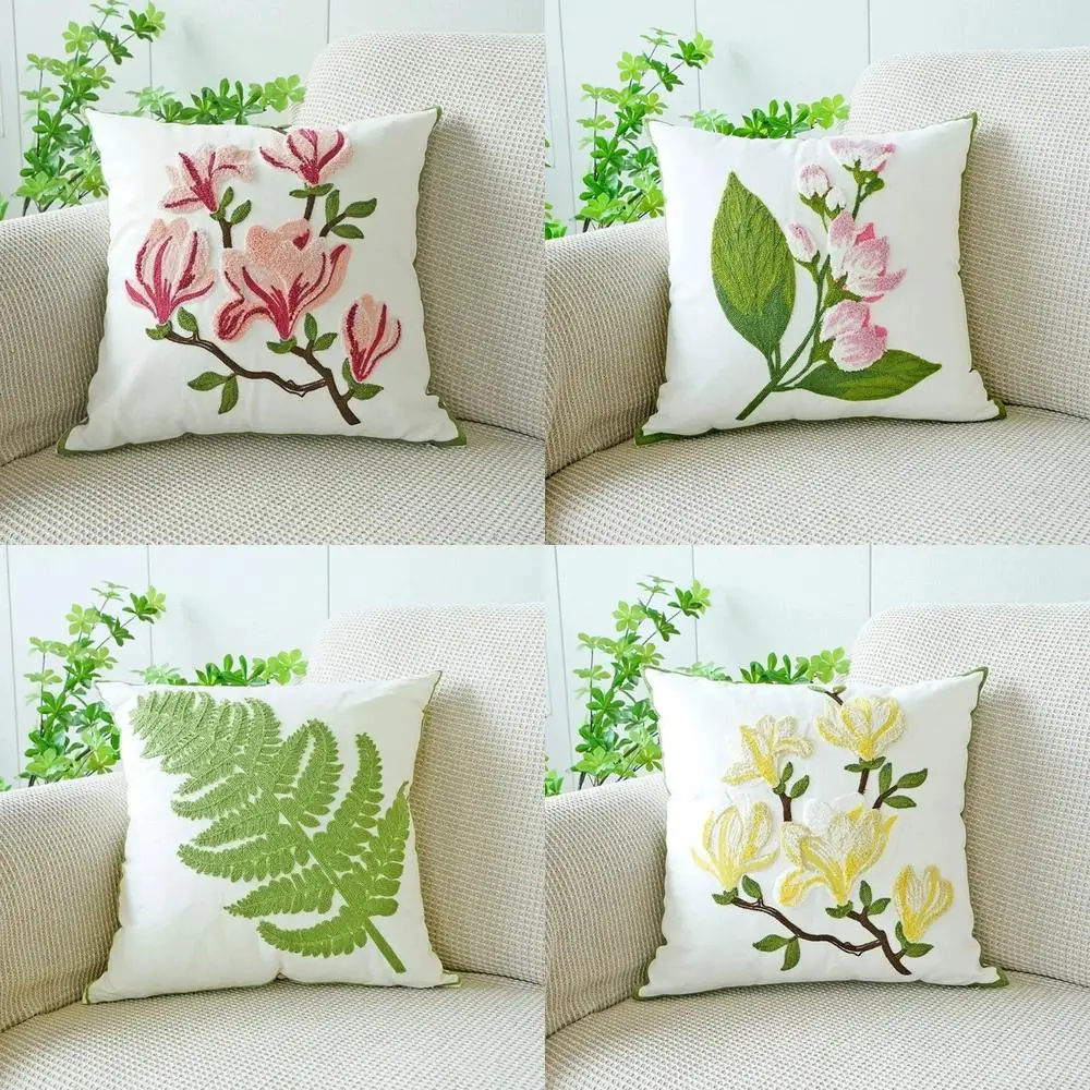 

Home Decor Floral And Botanical Pattern Pillow Covers Pattern Cushion Cover Suitable For Sofa Bedroom Car Pillow Cover