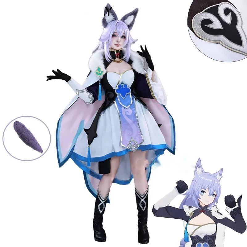 Baiheng Cosplay Game Honkai Star Rail Baiheng Cosplay Costume Anime Role Play Carnival Party Comic Con Animation Prop Suits