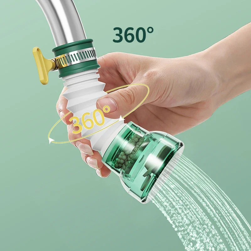 Universal 360 Rotation Faucet Bubbler Swivel Water Saving Economizer Head Shower Kitchen Faucet Nozzle Adapter Sink Accessories