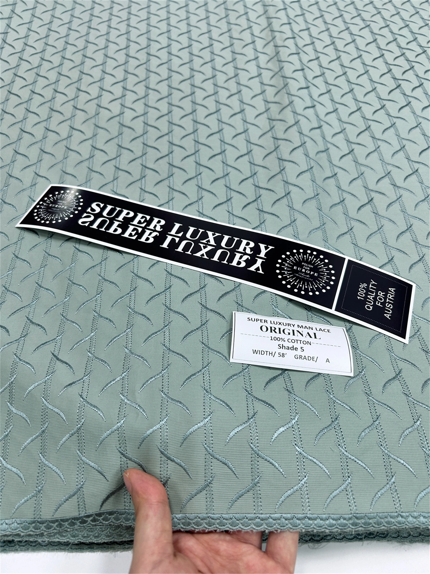 

Luxury Pure Color 5 Yards Swiss Voile 100% Cotton Lace Fabric Good Quality Soft African Atiku Fabric For Men and Women Cloth Sew