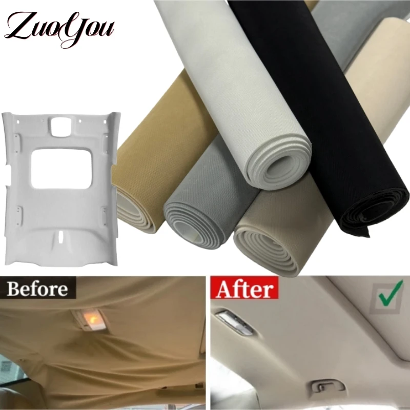 

250/200/100/50 см автомобильное подголовник для ремонта крыши, сетчатая ткань с губчатой спинкой, ремонт салона автомобиля, сделай сам, обивка, материал, декор