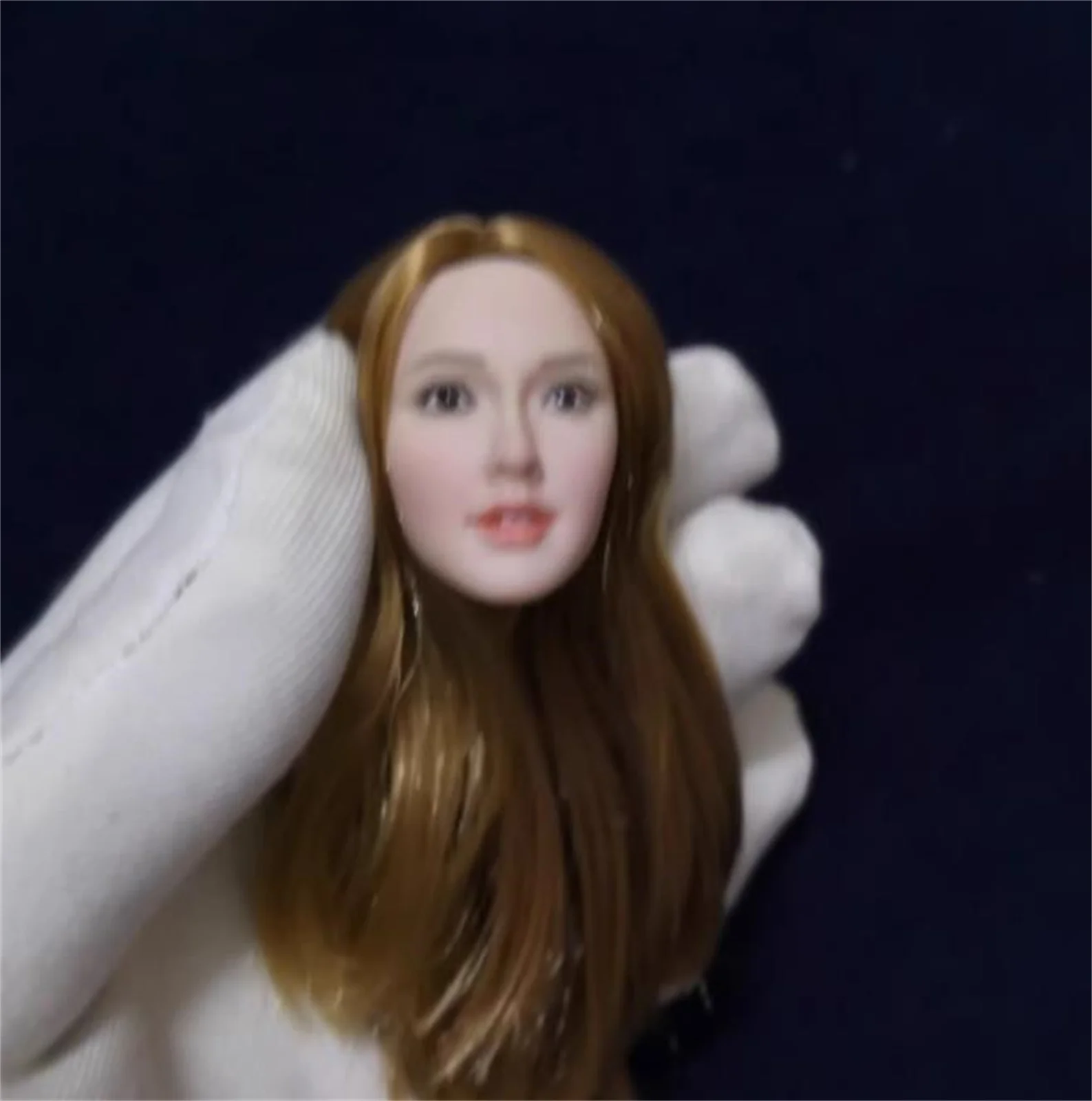 1/6 آسيا المغني ستار التعبير أنثى رئيس نحت مزروع الشعر شاحب ل 12 بوصة تبليجو Phicen عمل نموذج لجسم اللعب #3