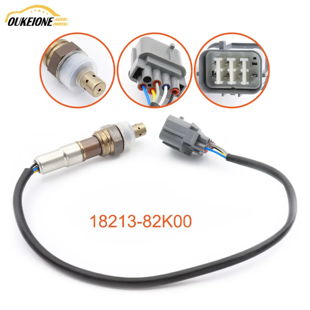 Oxygen Sensor 5 Wires 18213-82K00 UAA0001-SU001 for Suzuki DA64V HE22S MH21S MH21S MH22S MH23S MG22S DA64V DA64W DA63T