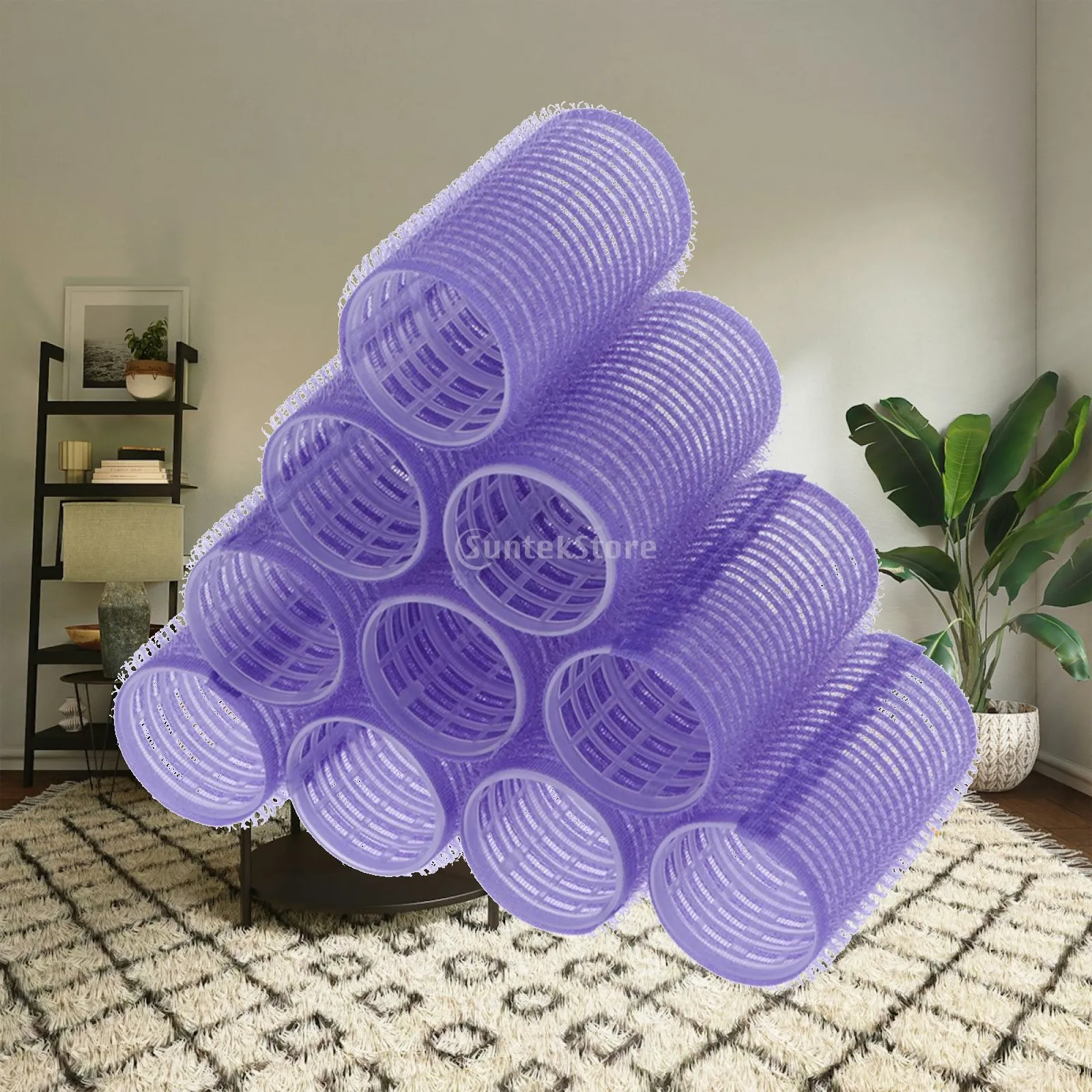 Plastic Magic Rollers Hair Curlers Set Gentle Styling Tools for Creating Natural Curls and Volume