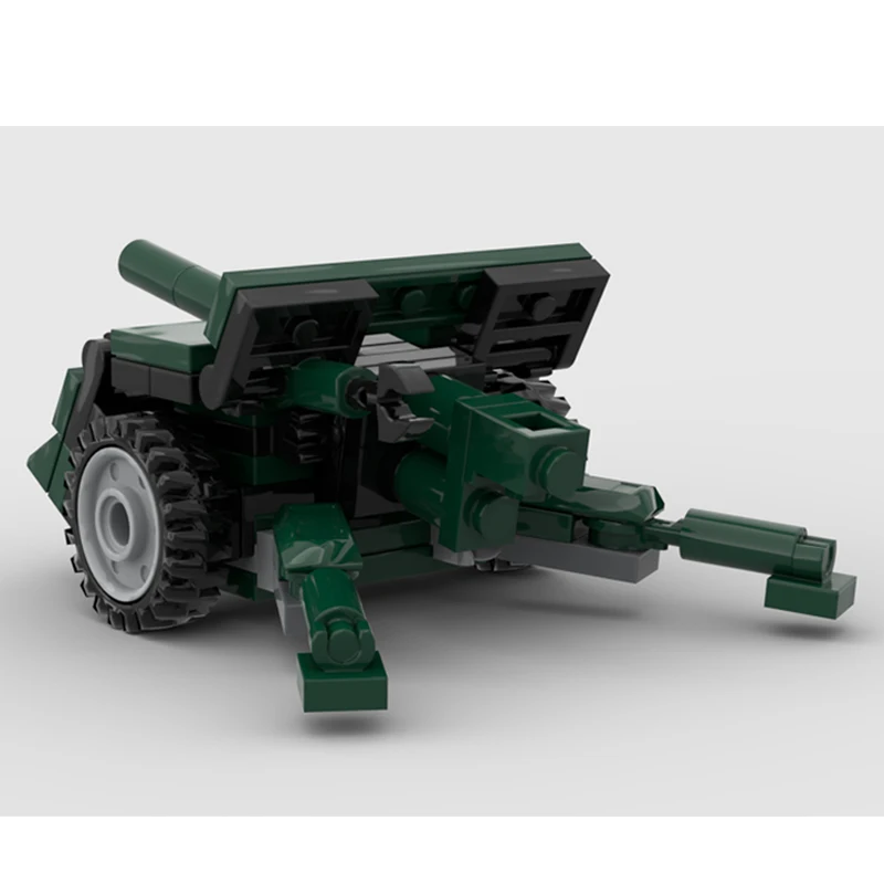 MOC-228657 MINI War Accessories 37 mm wz.36 ボフォース ビルディングブロック モデル ブロックセット クリエイティブギフト ミニチュア DIY 兵士 おもちゃ 74個
