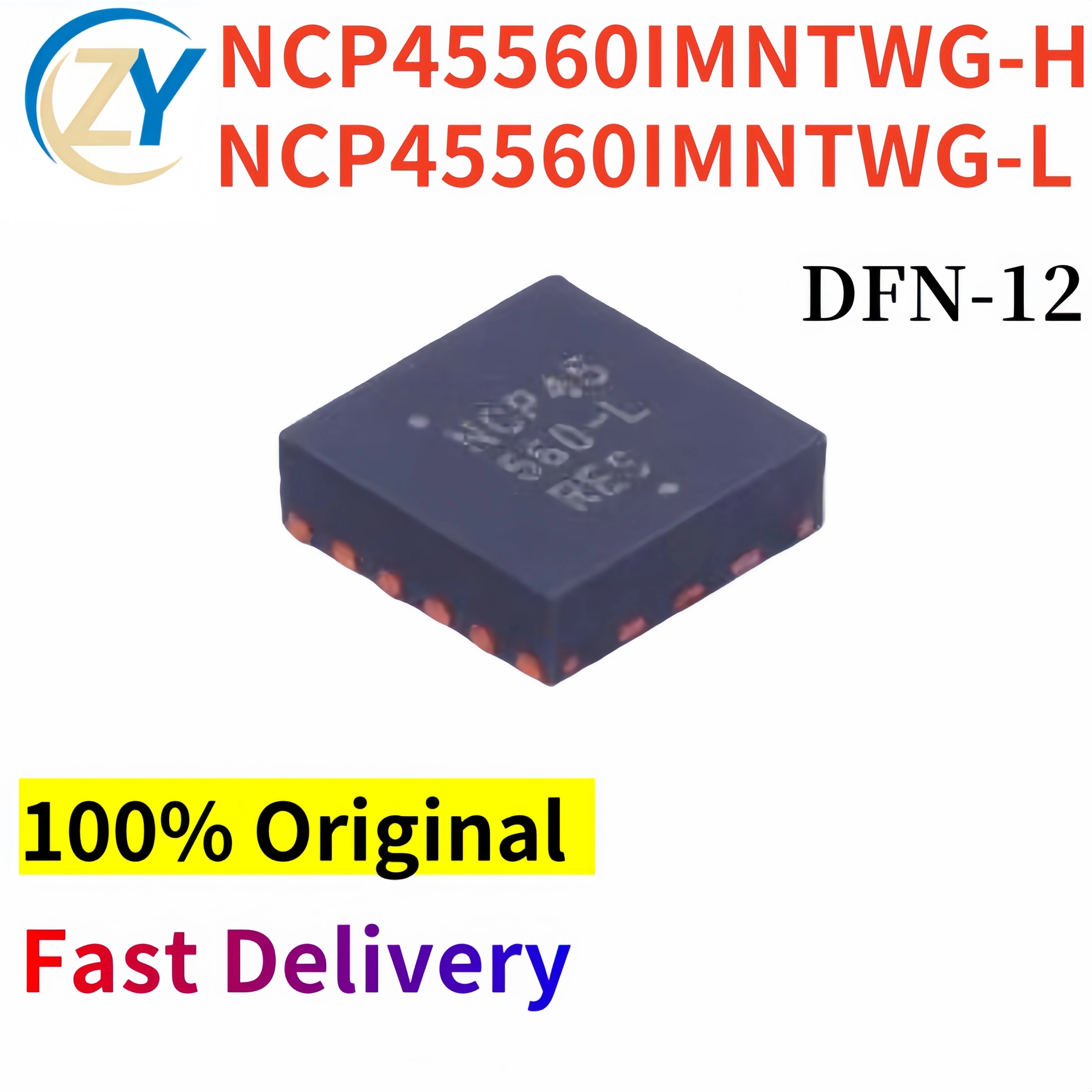 (2pcs) NCP45560 Switch ICs NCP45560IMNTWG DFN-12 17A 3V to 5.5V 100% Original & In Stock