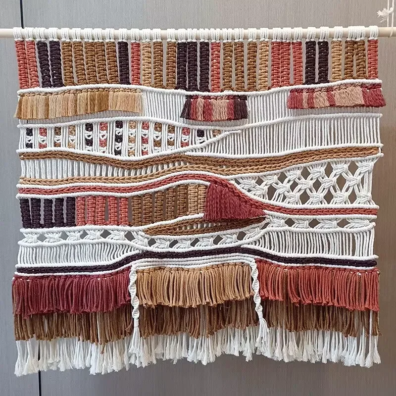 Wholesale Boho Macrame Tie-Dye Cotton Wall Hanging Home Decor for Birthdays and Anniversaries