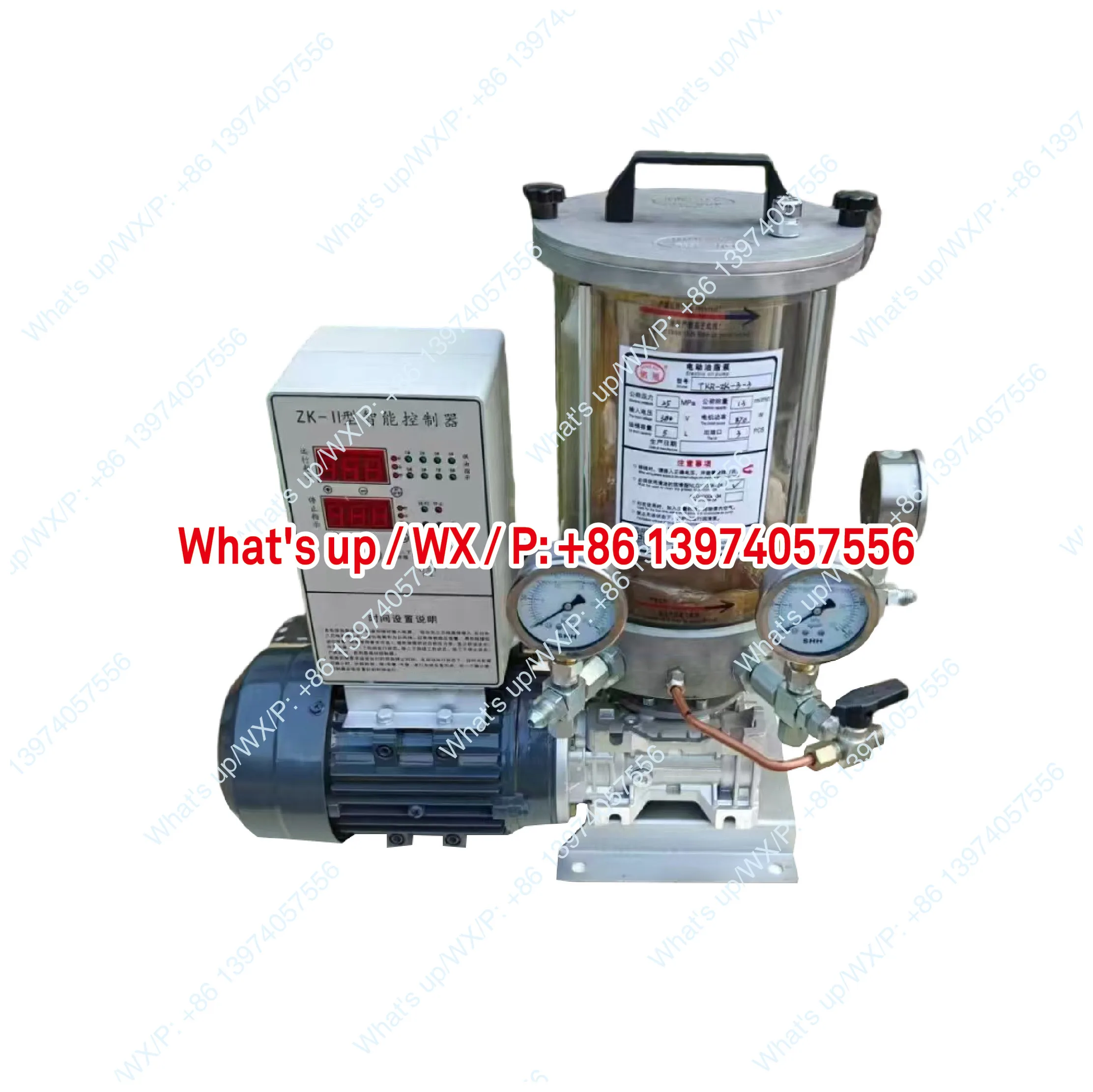 Electric lubrication pump is durable and wear-resistant Mine port machinery butter pump stable oil supply