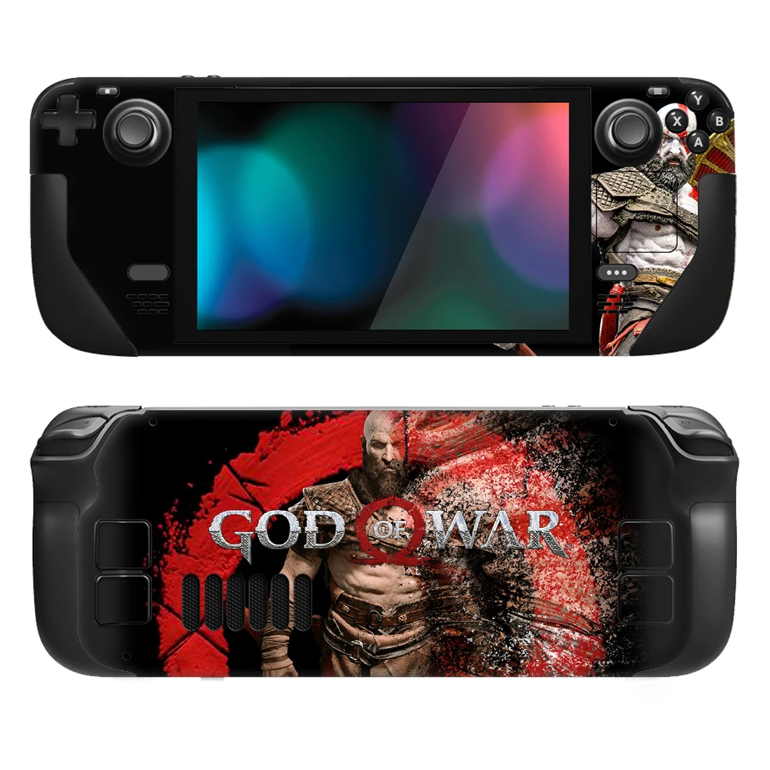 

God Of War Style Vinyl Sticker For Steam Deck Console Protector Game Accessories Skin Sticker