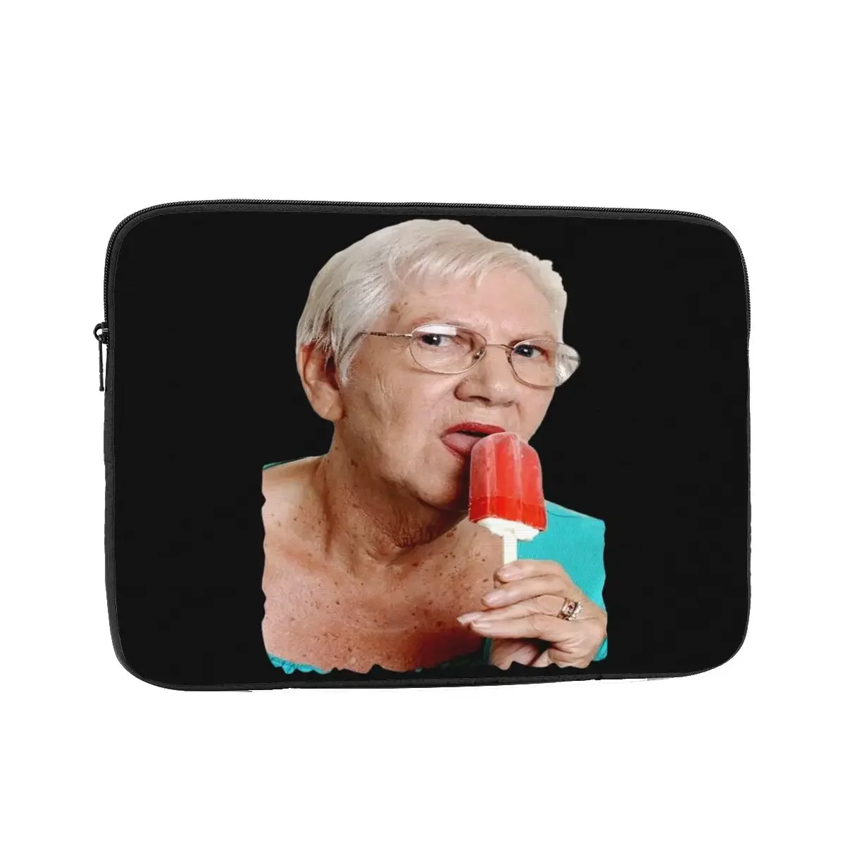 Grandma Granny Ice Cream Notebook Laptop Bag Case Pouch 10 12 13 15 17 Inch Notebook Sleeve Cover Bag Tablet Shockproof Case Bag