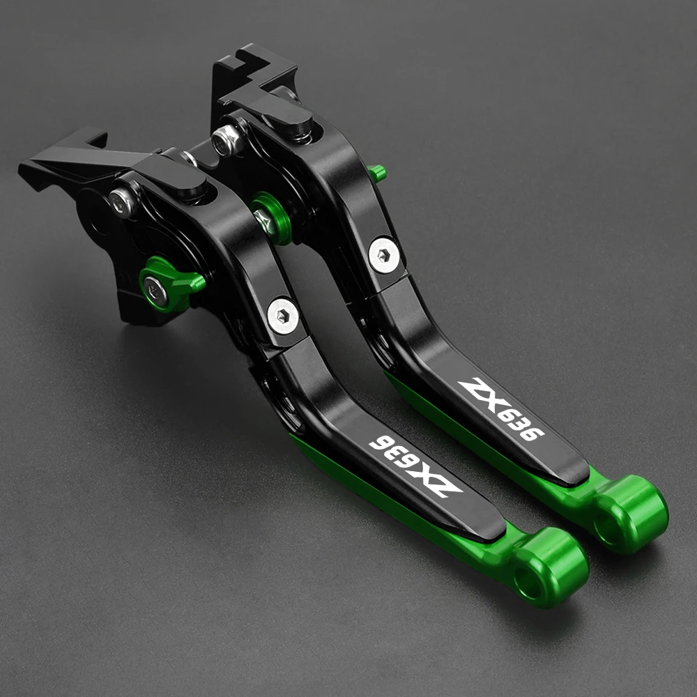 

Мотоцикл для Kawasaki ZX636 ZX-636 2019-2020 ZX 636, аксессуары, регулируемые складные выдвижные рычаги тормозной муфты, руль