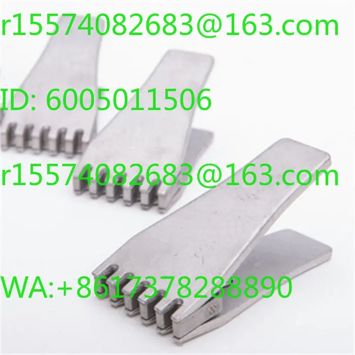 Wire pulling machine fly clip, six-tooth fly clip for badminton racket, threading machine accessories