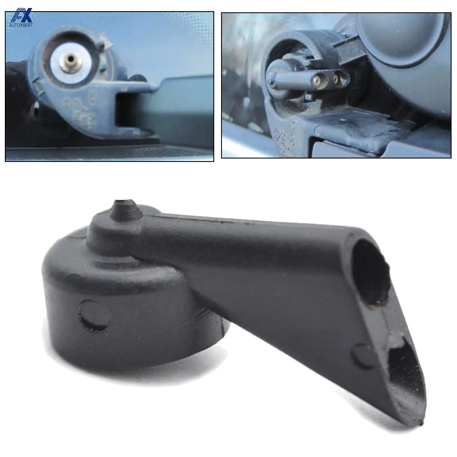 Car Windshield Rear Wiper Washer Nozzle Spray Jet For Audi A1 Q5 A3 A4 A6 Q7 8E9955985 Auto Window Washer Nozzle Black Sprayer