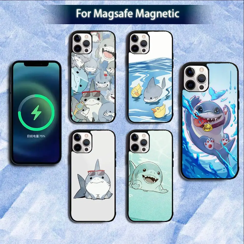 

Jeff the Land Shark Phone Case For iPhone 16e,16,15,14,13,12,11,Plus,Pro,Max,Mini Magsafe Magnetic Wireless Charging
