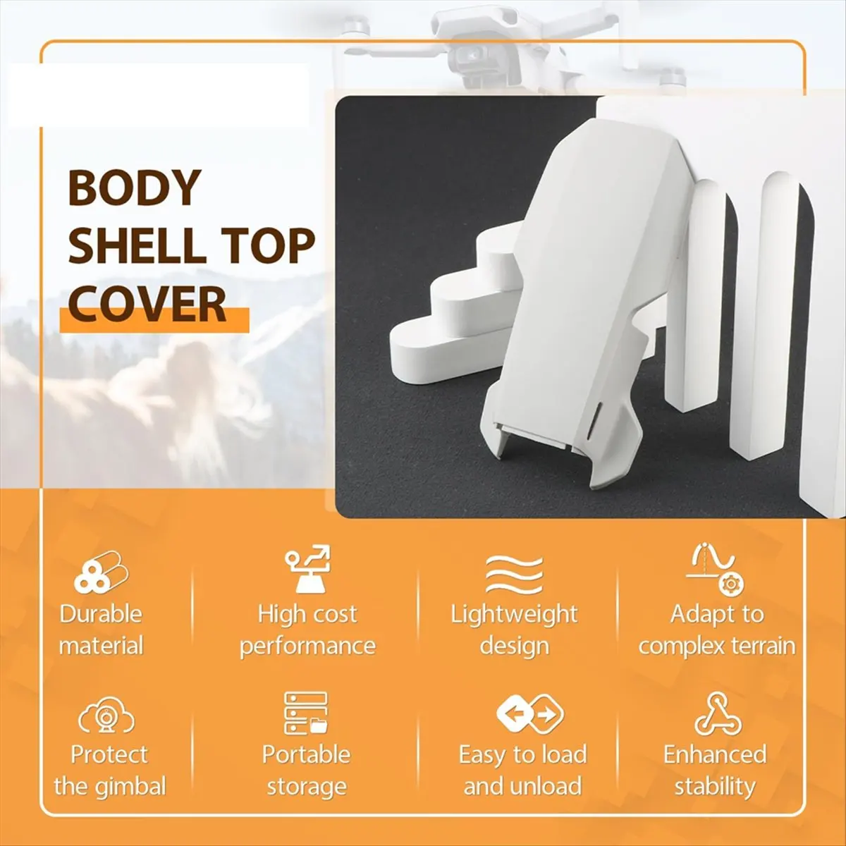 Voor Mini 2-lichaam Shell Top Cover Vervanging voor Mini SE Top Cover Vervanging (Bovenste Shell) [Life diary]