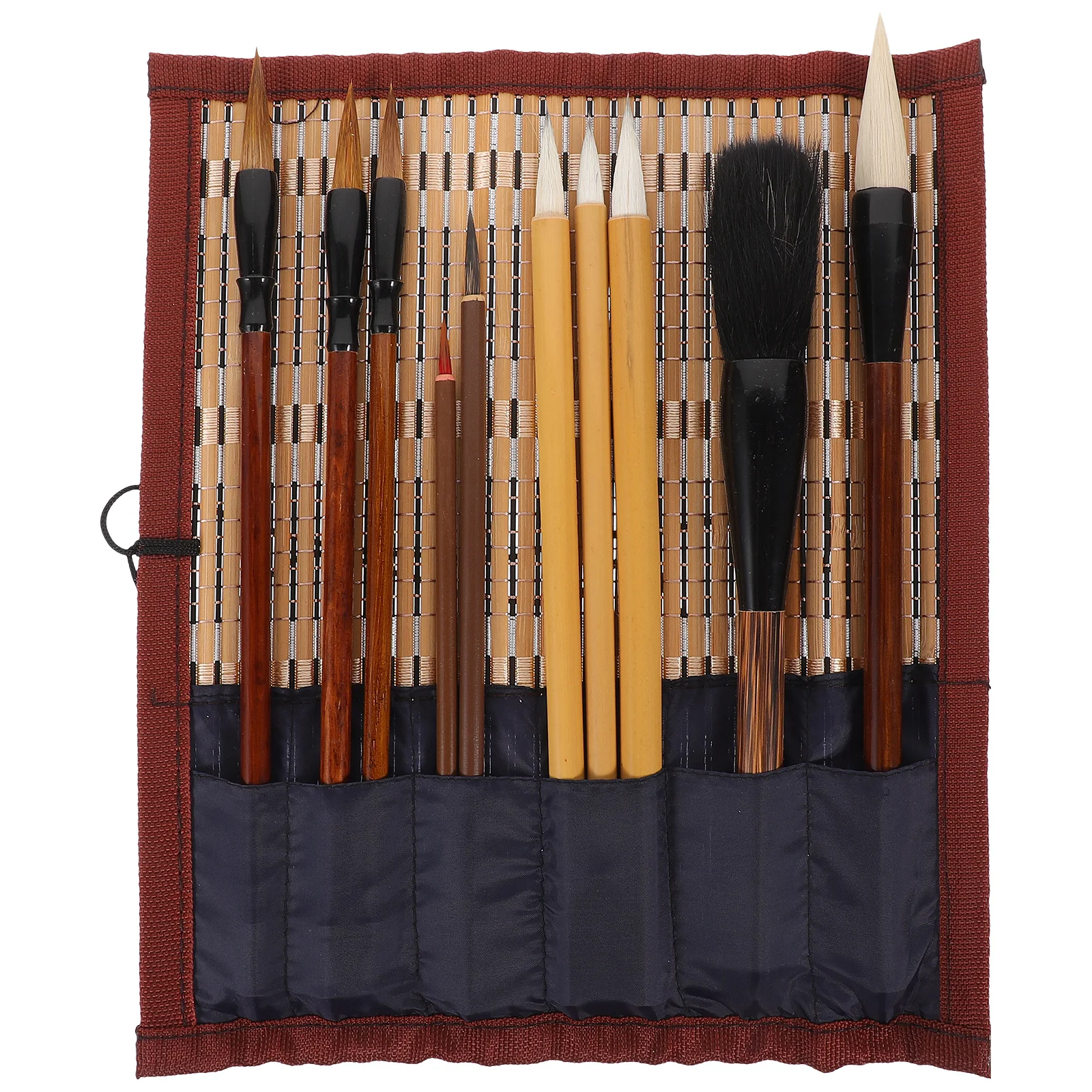 مجموعة واحدة من فرشاة الخط الصيني مجموعة أقلام الحبر التقليدية للمبتدئين وعشاق الفنانين والتحكم الدقيق