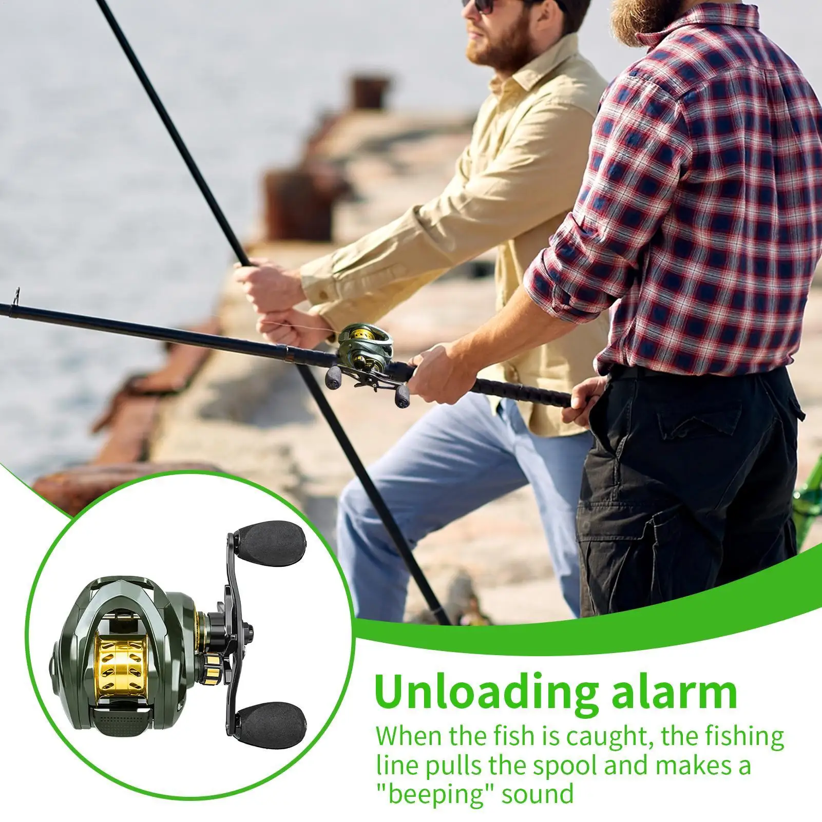 

Saltwater Baitcasting Reels Fishing Wheel Tool Alloy Baitcaster Reel Lightweight Bait Feeder Spinner Tackle Accessory For