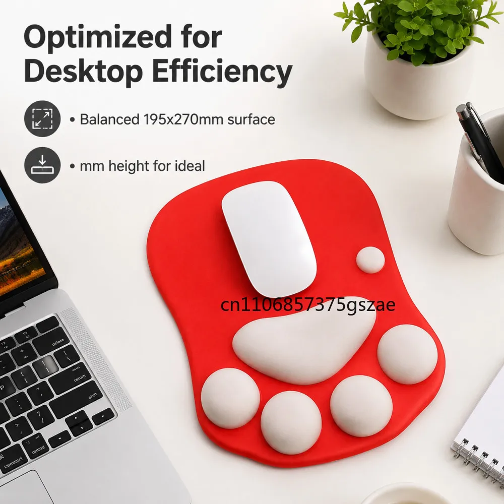 Alas Mouse Cakar Kucing 3D Luc - Desk Setup Mac ulasan dan harga