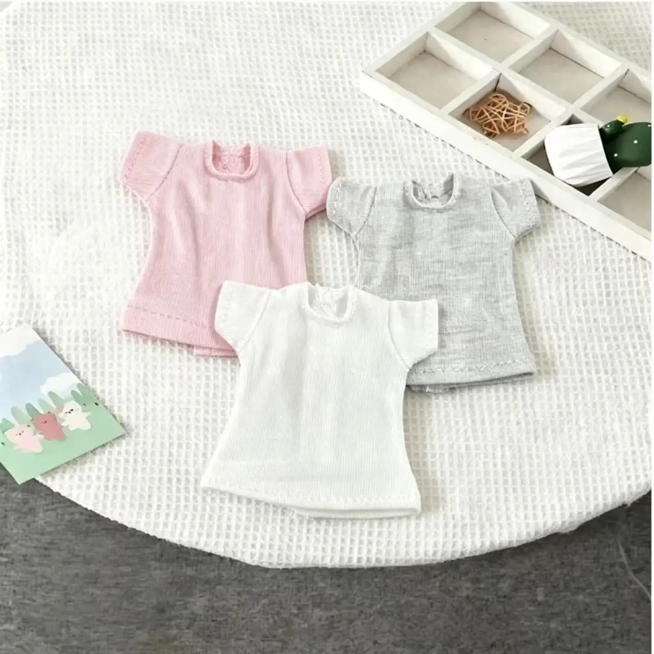 Blyth Kleidung, schulterfreies, kurzes Top, Trend-Set, gerade geschnittene, lässige, weit geschnittene Hose für Licca Azones Ob22 Ker YMY Puppenzubehör – Detail 7