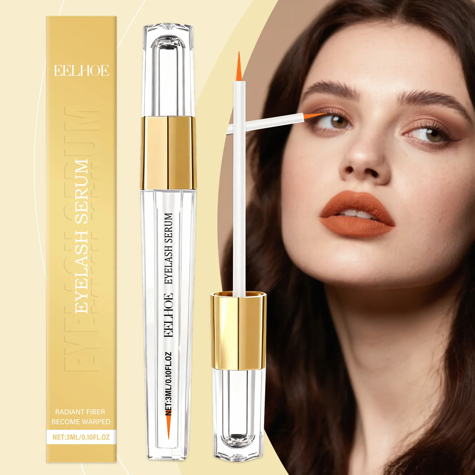 

Eyelash Serum - Daily Gentle Care, Enhances Lash Beauty, Natural Long-Lasting, Lengthens, Nourishes, Lightweight Formula