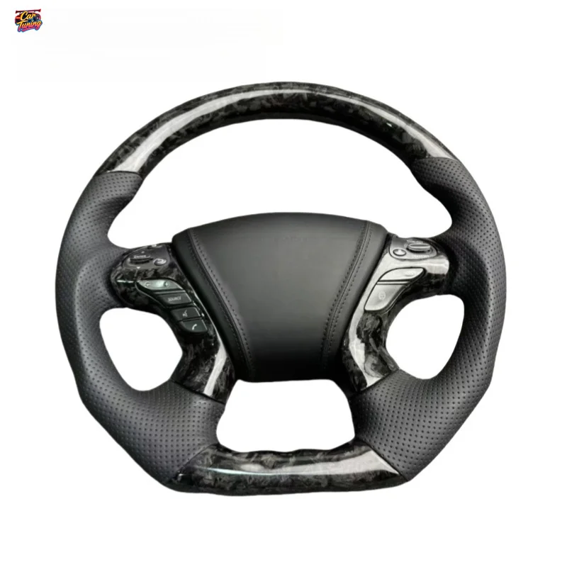 For Infiniti Q60 Q70 Qx70 QX50 Q69 Sport Flat Bottomed Carbon Fiber Steering Wheel Modification and Upgrade
